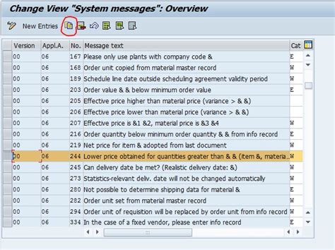 Sap Error Message Change To Warning