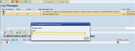 Sap Error Message Where Used List