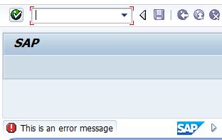Sap Error Messages Explained