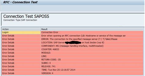 Sap Error Rfc_Io5