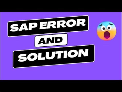 Sap Error The Difference Is Too Large For Clearing