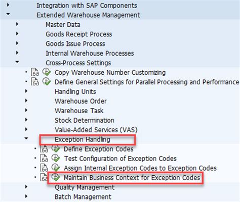 Sap Exception Handling