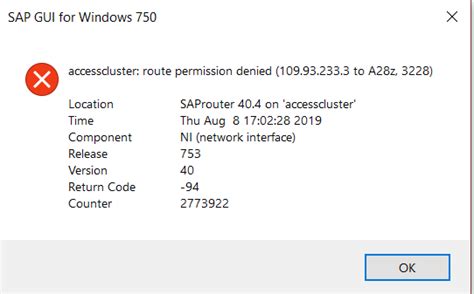 Sap Gui For Windows 750 Error
