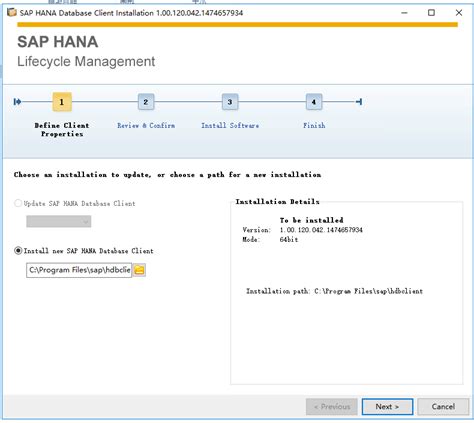 sap hana installation tool