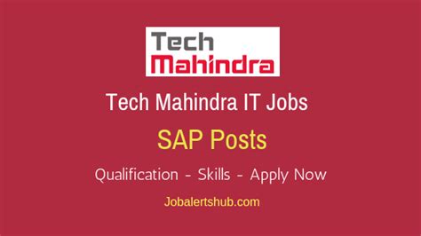 sap jobs in tech mahindra