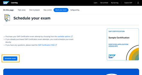 sap learning hub schedule certification