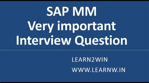 sap mm basic interview questions