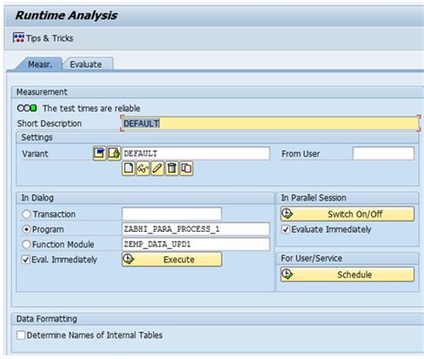 sap parallel processing example