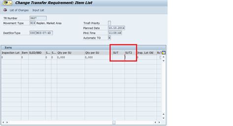 Sap Print Transfer Requirement