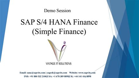 sap s4 hana finance training material pdf