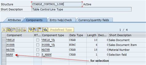 Sap Table Control Example