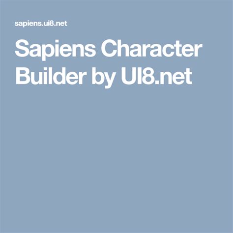 sapiens ui8