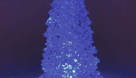 Sapin Artificiel Blanc Lumineux De Noël LED Chaud 210cm