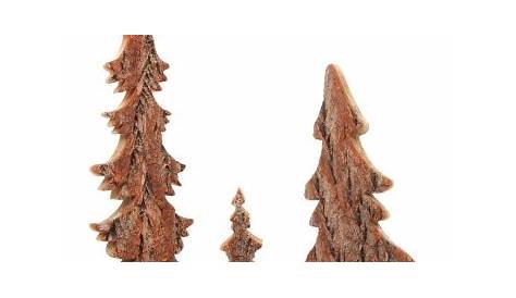 Sapin de Noël en bois rustique en 35 alternatives au sapin