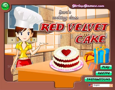 sara cooking games red velvet cake