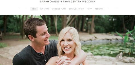 sarah and ryan wedding website