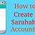 sarahah create account