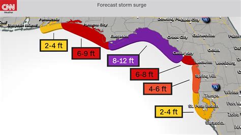 sarasota florida storm surge map