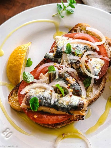 Sardines Toast Simple