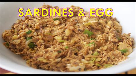 Sardines With Egg Procedure