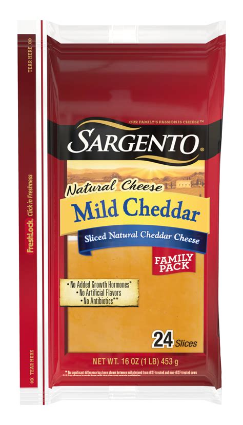 sargento sliced cheddar cheese