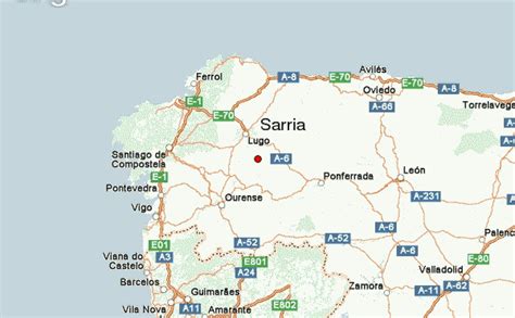 sarria spain map