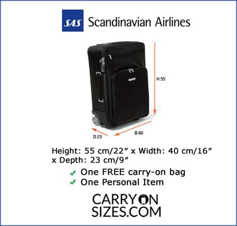 sas carry on luggage size