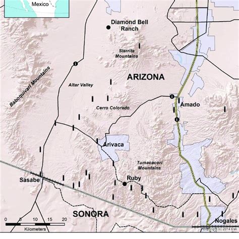 sasabe arizona map
