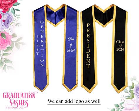 Sashes On Graduation