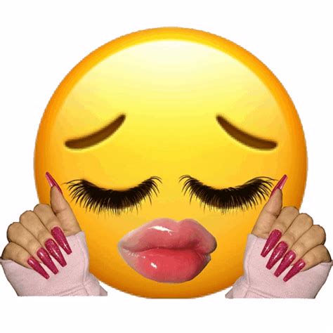 " Sassy Lipstick Secret Emoji funny meme" Sticker by