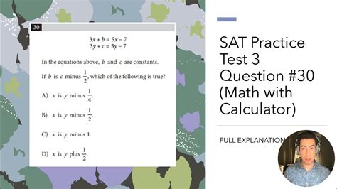 SAT calculator practice