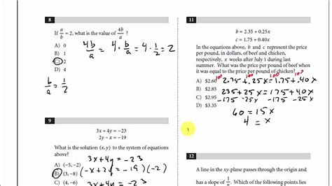 sat practice test 2 questions and answers