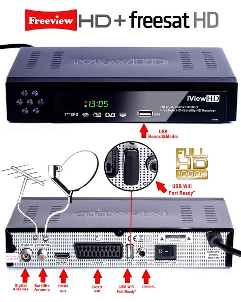 satellite and freeview receiver