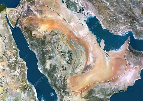 satellite image saudi arabia