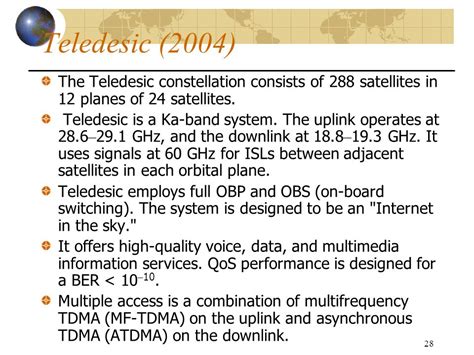 satellite internet access teledesic