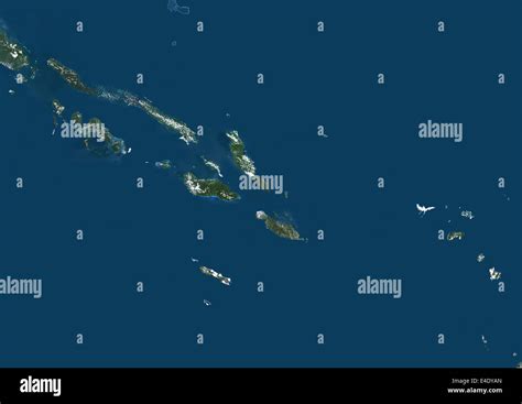 satellite map of solomon islands