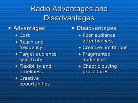 satellite radio advantages and disadvantages