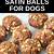 satin ball recipe for dogs
