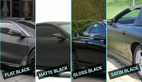 Satin Vs Matte Car Paint Black Black Wrap Chrome Delete For Your