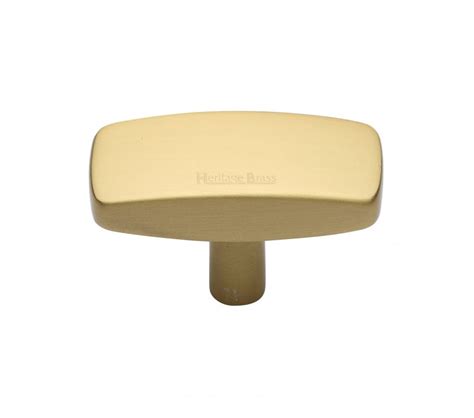 Sleek and Sophisticated Satin Brass Cabinet Knobs for a Luxury Upgrade
