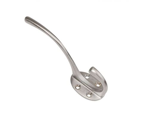 Satin Chrome Coat Hooks