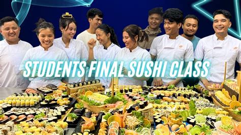 satisfied students sushi class