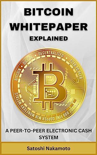 satoshi white paper on bitcoin