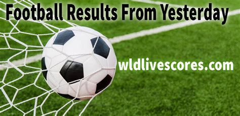 saturday football results yesterday