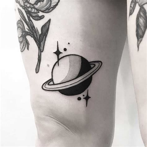 Innovative Saturn Tattoo Designs 2023