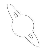 Saturn Stencil Printable