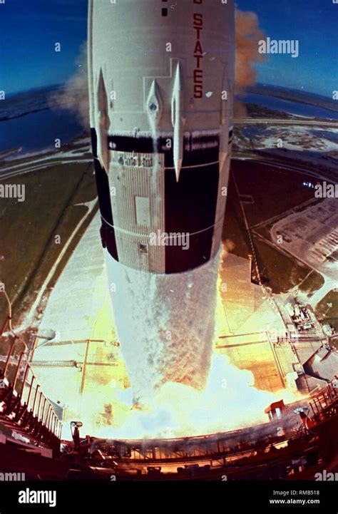 Saturn V Rocket Ignition