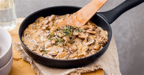 Sauce crémeuse aux champignons