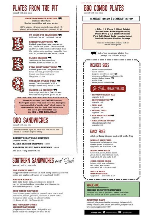 Sauced Bbq Drink Menu