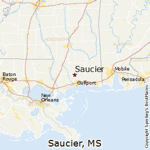 Saucier Ms Map